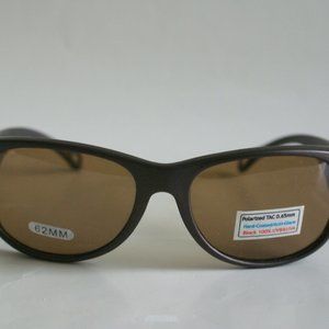 NWT Vintage 90's PC Large Oval Cover Polarized Sunglasses (M.Brown)